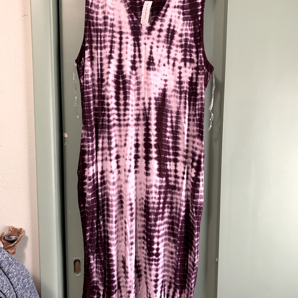 Lane Bryant Purple Tie Dye dress